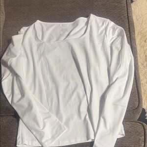 White Long Sleeve Bodysuit